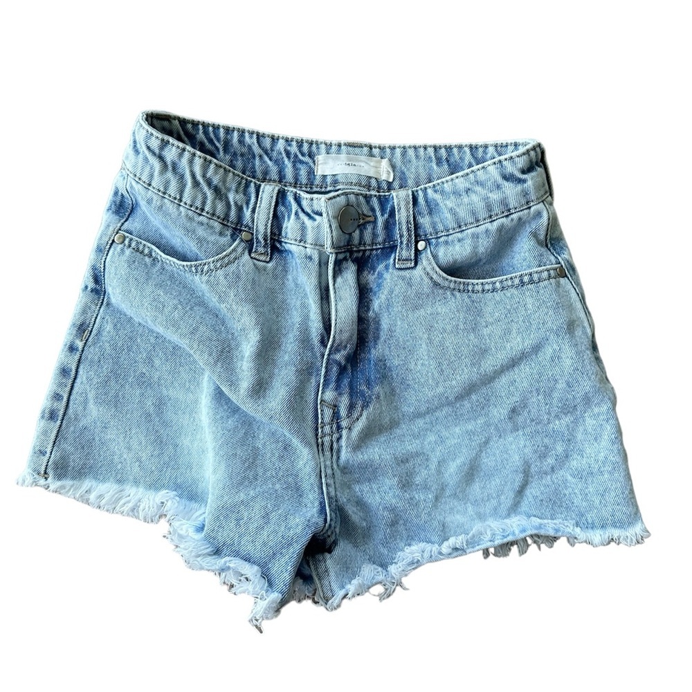 TGLA girls size 10 acid wash distressed shorts